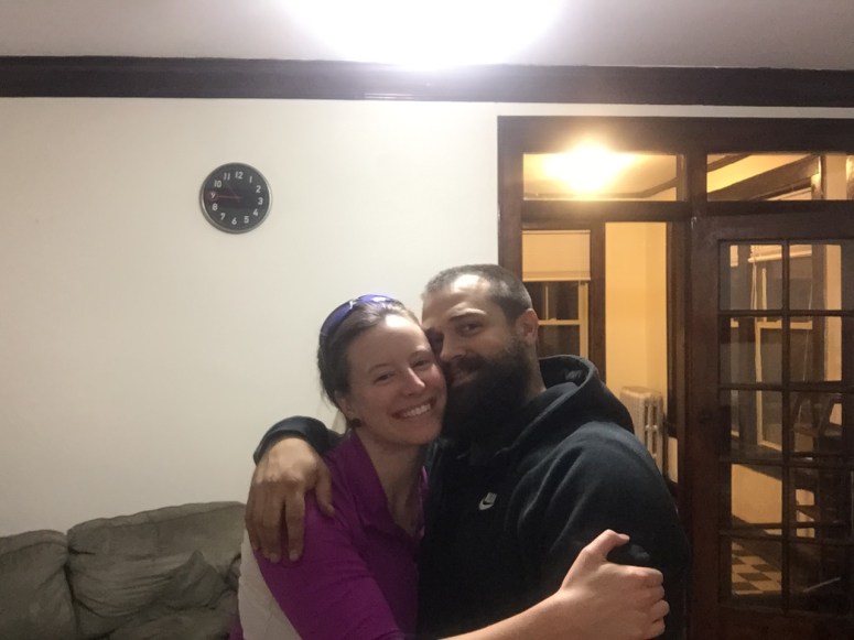 Last selfie in our Hyde Park apartment.