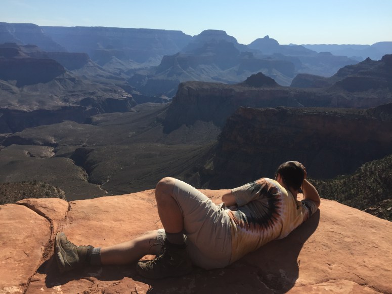 Ryan enjoys the views as only he could.