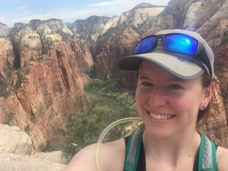 The person who took a picture of me at the top of the trail chose a super fat angle, so I had to take this selfie instead.