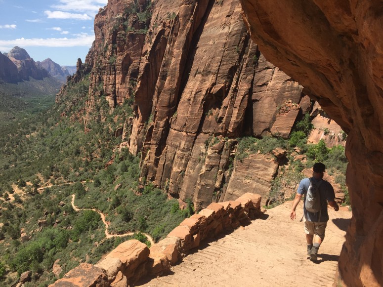 Quads felt the burn on the way back down the switchbacks.